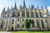 The important church and cathedral in Kutna Hora, Czech Republic