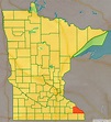 Map of Winona County, Minnesota