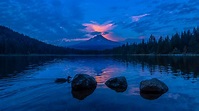 3840x2160 Lake Blue Sky Sunset 4k 4K ,HD 4k Wallpapers,Images ...