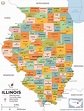 Illinois County Map, Illinois Counties, Map of Counties in Illinois