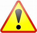 Alert Danger Flat Vector Illustration Attention Sign With Exclamation ...