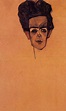 Self Portrait 2 By Egon Schiele Print or Painting Reproduction