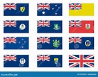 Banderas Coloniales Británicas Ilustración del Vector - Ilustración de ...