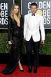 Antonio Banderas, Nicole Kimpel at the Golden Globes