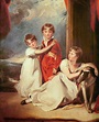 Portrait des enfants Fluyder de Thomas Lawrence - Reproduction tableau