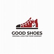 Shoes logo design template can be used as symbols, brand identity ...