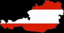 Austria Flag Map - MapSof.net