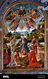 Adorazione dei Magi, con san Paolo, San Francesco, San Giovanni ...