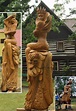 Jezerní královna - Autor: TOMÁŠ BOSAMBO | Wood sculpture, Wood carver ...