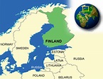 Map of Finland. Terrain, area and outline maps of Finland - CountryReports
