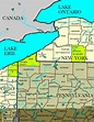 Map Of New York And Pennsylvania Border – Map Vector