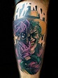 Joker Cartoon Tattoo