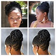 18+ Great Cornrow Updo Hairstyles For Black Hair