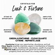 Luck and Fortune Crystal Kit Crystals for Luck & Fortune - Etsy ...