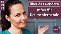 Gendern im Deutschen: Infos zur aktuellen Debatte (Deutsch B2-C2) - YouTube