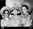 Joan Crawford, center, with her twin daughters, Cindy Crawford, and ...
