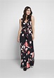 Anna Field Maxi dress - black/pink/black - Zalando.co.uk