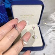 925純銀Mikimoto 珍珠流蘇耳環|925純銀Mikimoto 珍珠流蘇耳環