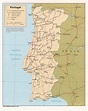 Mapa de Portugal con ciudades y distritos | Descargar e Imprimir Mapas