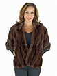 Mahogany Mink Fur Stole - Women's Fur Stole - Medium| Estate Furs