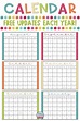 Free Printable Calendar Templates For Teachers - Sample Templates