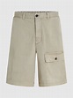 Garment-Dyed Wide Leg Bermuda Cargo Shorts | BEIGE | Tommy Hilfiger