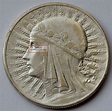 Poland 1933 10 Zlotych Silver, Queen Jadwiga