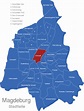 Magdeburg Stadtteile interaktive Landkarte | Image-maps.de