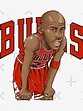 "Michael Jordan Draw Chibi" Sticker for Sale by JaclynPiel | Redbubble