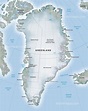 Map of Greenland - SWmaps.com