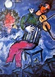 The blue violinist, 1947, 64×84 cm by Marc Chagall: History, Analysis ...