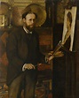 painting art gallery: Marian Huxley Collier - Portrait of John Collier ...
