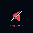 Keep silence symbol. Silent mode concept. Quiet please icon on white ...