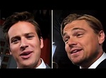 Leonardo DiCaprio Dishes on His Onscreen Kiss With Armie Hammer - YouTube