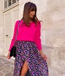 Claudia - jupe soie - rose – anamour | Style, Fashion, Silk