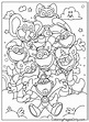 Free Smiling Critters Coloring Page - Free Printable Coloring Pages