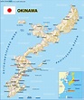 Map of Okinawa (Island in Japan) | Welt-Atlas.de