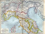 Map North Italy