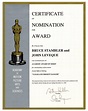 Lot Detail - Academy Award Nomination for Sound Effects Editing From ...