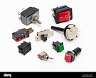 various electrical switches Stock Photo - Alamy