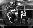 Camera Crew with Cinematographer WILLIAM H. DANIELS on set candid ...