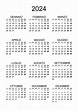 Calendario 2024 annuale – calendario.su