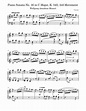 Mozart - Piano Sonata No. 16 in C Major, K. 545, 3rd Movement Sheet ...