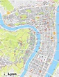 Tourist map of Lyon City Centre - Ontheworldmap.com