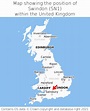 Where is Swindon? Swindon on a map