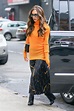 Victoria Beckham’s Winter Street Style and the Novelty Print | Vogue