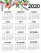 Printable Calendar Year At A Glance 2020 | Calendar Printables Free ...