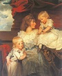 1787 Harriet, Viscountess Duncannon with her sons by John Hoppner ...