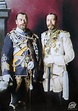 Tsar Nicholas II and King George V in German military uniforms Berlin ...