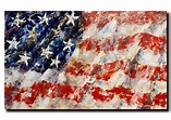 American Flag Painting Original Oil Artwork Wall Art Canvas | Etsy